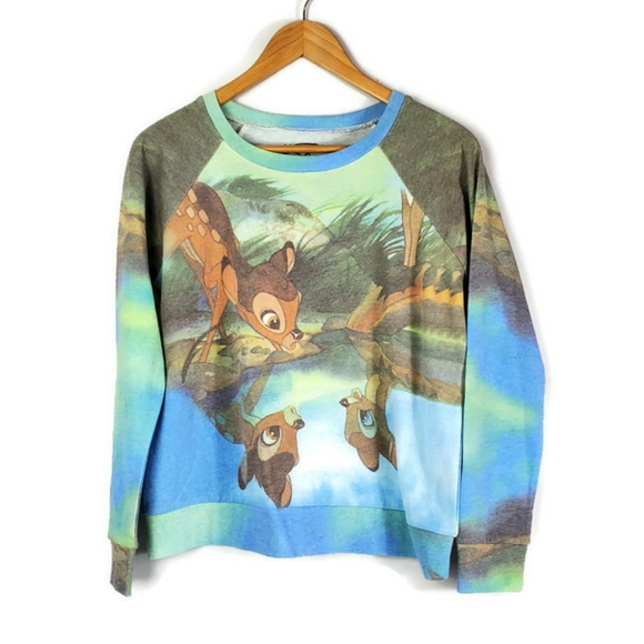 Disney Tops - Disney Bambi watercolor sweatshirt